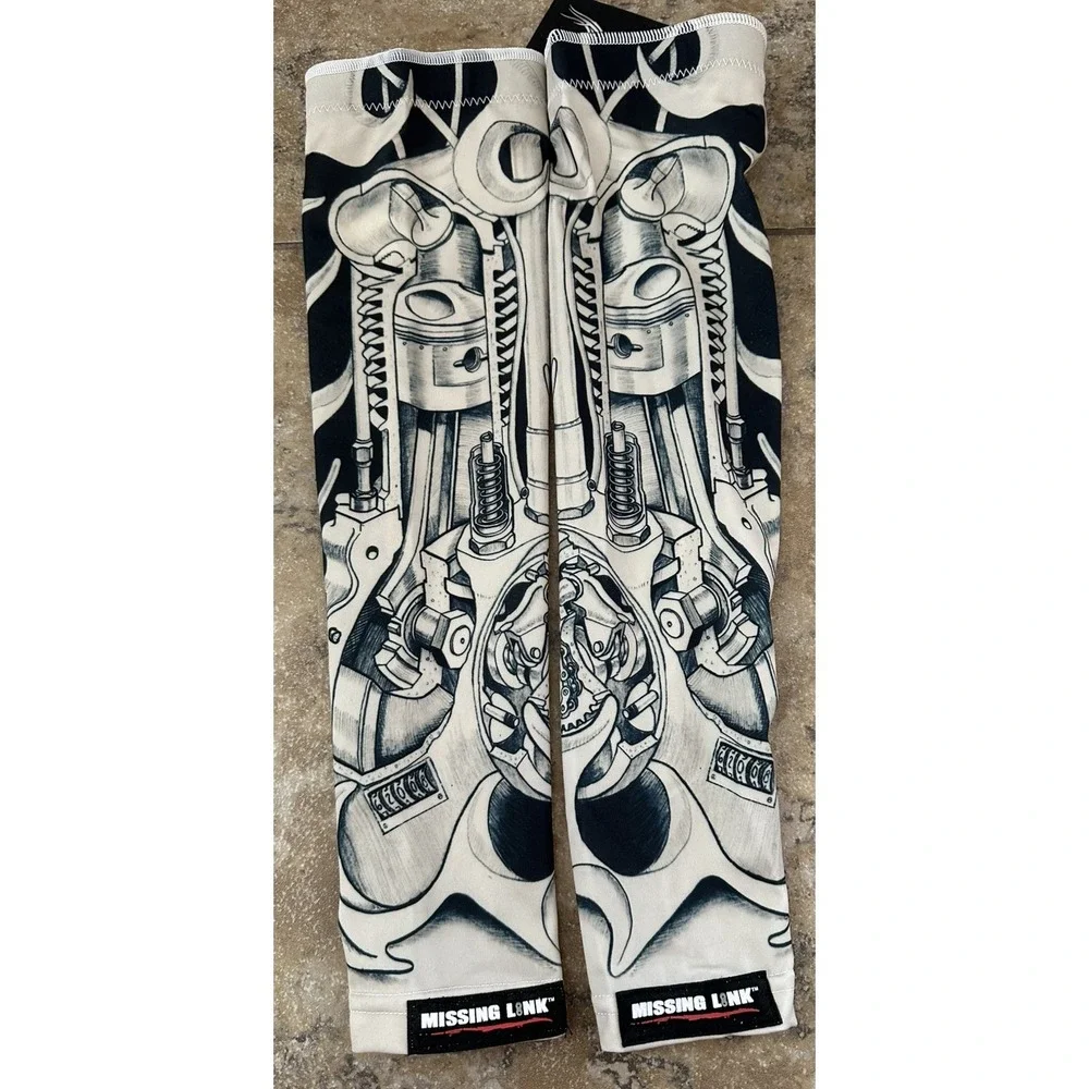 Missing Link SPF 50 Biomechanical  Me  ArmPro Tattoo Compression Sleeves - APBK